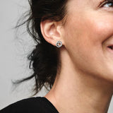 925 Silver Family Circles Ear Plug for Women Jewelry