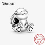 925 Silver Daisy Clip Charm Bracelet Jewelry