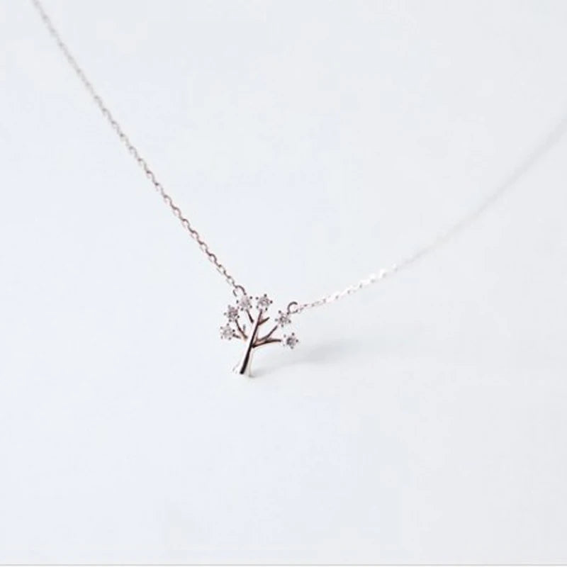 925 Silver Wishing Tree Necklace Pendant Gift