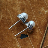 925 Silver Pearl Earrings