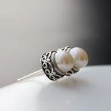925 Silver Pearl Earrings