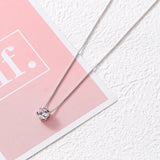 925 Silver zircon Necklaces For Women Gift
