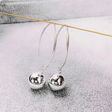 925 Sterling Sivler Small Ball Earrings for Women Wedding Party Bride Jewelry