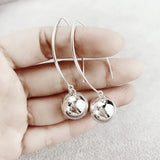 925 Sterling Sivler Small Ball Earrings for Women Wedding Party Bride Jewelry