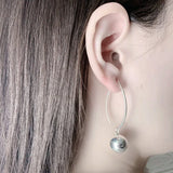 925 Sterling Sivler Small Ball Earrings for Women Wedding Party Bride Jewelry