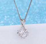 925 Sterling Silver Zirconia Pendant Necklace for Women