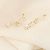 925 Sterling Silver Pearl Earrings for Women - High End Fine Jewelry Gift