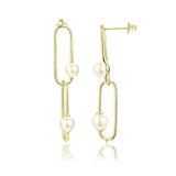 925 Sterling Silver Pearl Earrings for Women - High End Fine Jewelry Gift