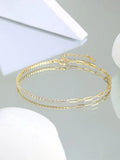 925 Silver Temperament Zircon Bracelet - Gothic Style Fine Jewelry