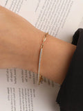 925 Silver Temperament Zircon Bracelet - Gothic Style Fine Jewelry