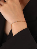 925 Silver Temperament Zircon Bracelet - Gothic Style Fine Jewelry