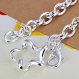 925 Silver Bracelet Star Wedding Party Christmas Gift Jewelry