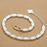 925 Sterling Silver Bracelets Wedding Party For Women 8 Inch