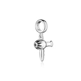 925 Silver Charms Bird Flower Bee Beads DIY Jewelry Girl Dangle
