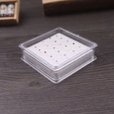 925 Sterling Silver Ear Stud 2mm Clear Gem Crystal Nose Stud Set