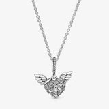 925 Silver Hearts Pendant Necklace For Women