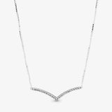 925 Silver Hearts Pendant Necklace For Women