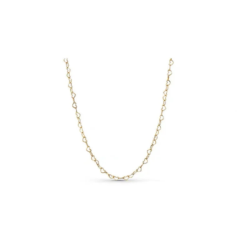 925 Silver Hearts Pendant Clear CZ Circle Necklace