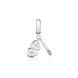 925 Silver Horse Charm Love Beads Pendant Amulet Accessory