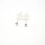 925 Silver Nose Ring Ear Stud CZ Gem Earrings