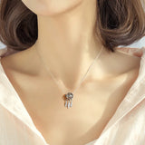 925 Silver Wine Glass Charm for Bracelet
