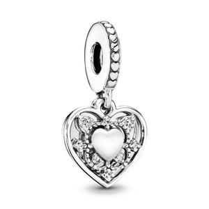 925 Silver Wine Glass Charm for Bracelet