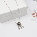 925 Silver Pav? Cocktail Glass Wine Dangle Charm for Women Jewelry