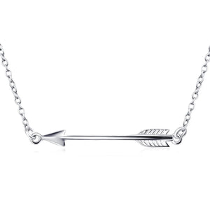 925 Silver Cupid's Arrow Pendant Necklace