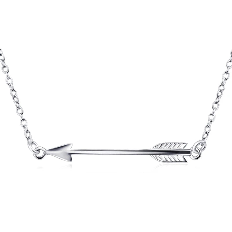 925 Silver Cupid's Arrow Pendant Necklace