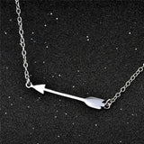 925 Silver Cupid's Arrow Pendant Necklace