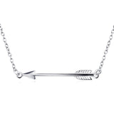 925 Silver Cupid's Arrow Pendant Necklace