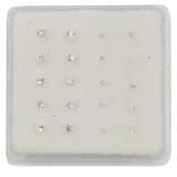 925 Silver Nose Stud 1.5mm 2.5mm Mixed Nose Pin Indian Nostril Piercing