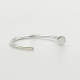 925 Sterling Silver Open Nose Ring Lip Ring Small Thin 6/8mm