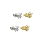 925 Silver Mini Stud Earring Beach Collection Sea Star Shell Pearl