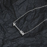 925 Sterling Silver Woman Arrow Necklace Light Jewelry
