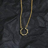 925 Sterling Silver Woman Irregular Necklace European American Jewelry