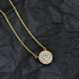925 Sterling Silver Woman Irregular Necklace European American Jewelry
