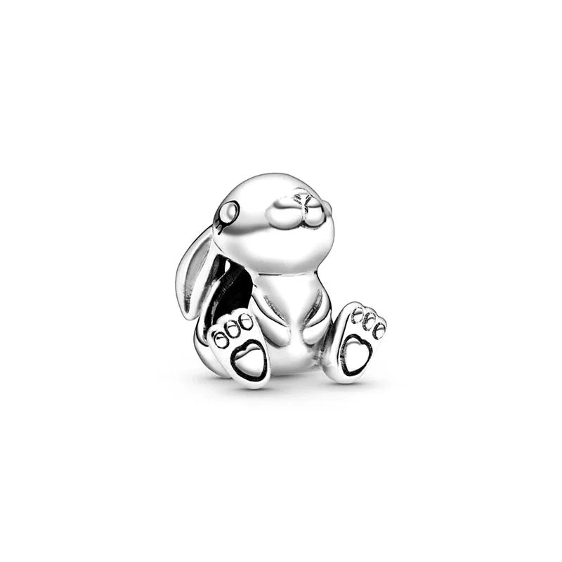 925 Silver Coffee Cupcakes Bead Charm for Bracelet