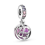 925 Silver Coffee Cupcakes Bead Charm for Bracelet