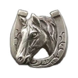 925 Thai Silver Horse Head Ring Men's Adjustable Jewelry Accessories