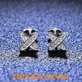925 Silver Mosan D Earrings for Women