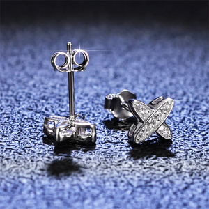 925 Silver Mosan D Earrings for Women