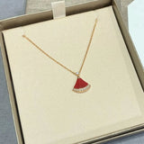 925 Silver Fritillary Skirt Necklace Sweet Banquet Jewelry