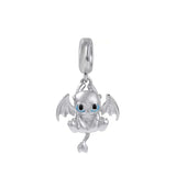 925 Silver Pterosaurs Pendant Bead Charm for Bracelet Jewelry DIY