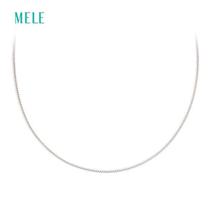 925 Silver Necklace 0.8mm Snake Chain 60cm Adjustable