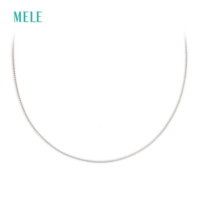 925 Silver Necklace 0.8mm Snake Chain 60cm Adjustable