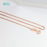 925 Silver Necklace 0.8mm Snake Chain 60cm Adjustable