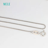 925 Silver Necklace 0.8mm Snake Chain 60cm Adjustable
