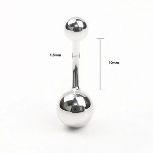925 Silver Belly Button Ring Navel Bar Body Piercing Jewelry Women