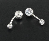 925 Silver Belly Piercing Navel Jewelry for Women